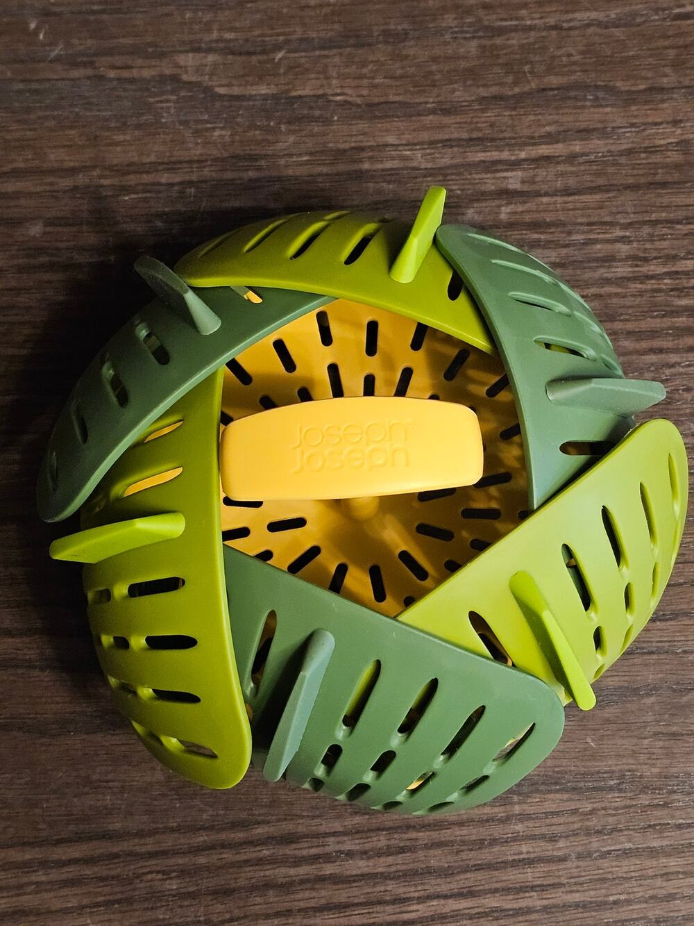 Joseph Joseph Bloom Green Folding Steamer Basket Collapsible Strainer